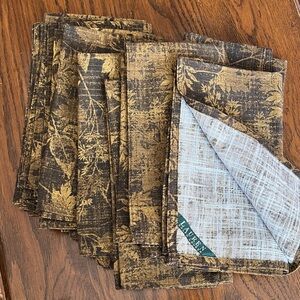 Ralph Lauren set of 17 Cloth Napkins Excellent Condition Approximately 20”x20”